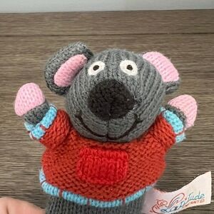 Latitude Enfant Knit Mouse Plush 4"